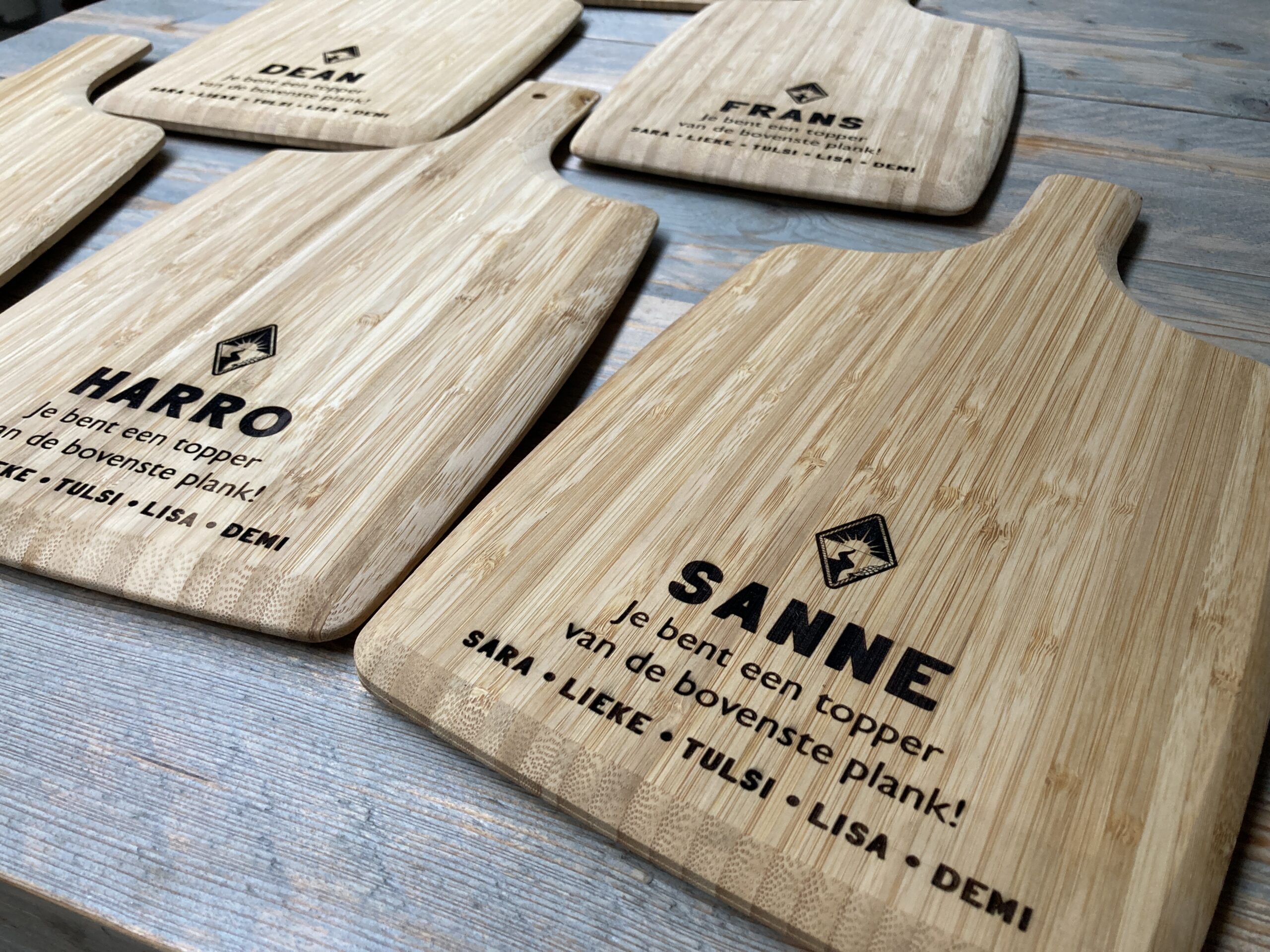 Gepersonaliseerde Borrelplank met Lasergravure - Afbeelding 4