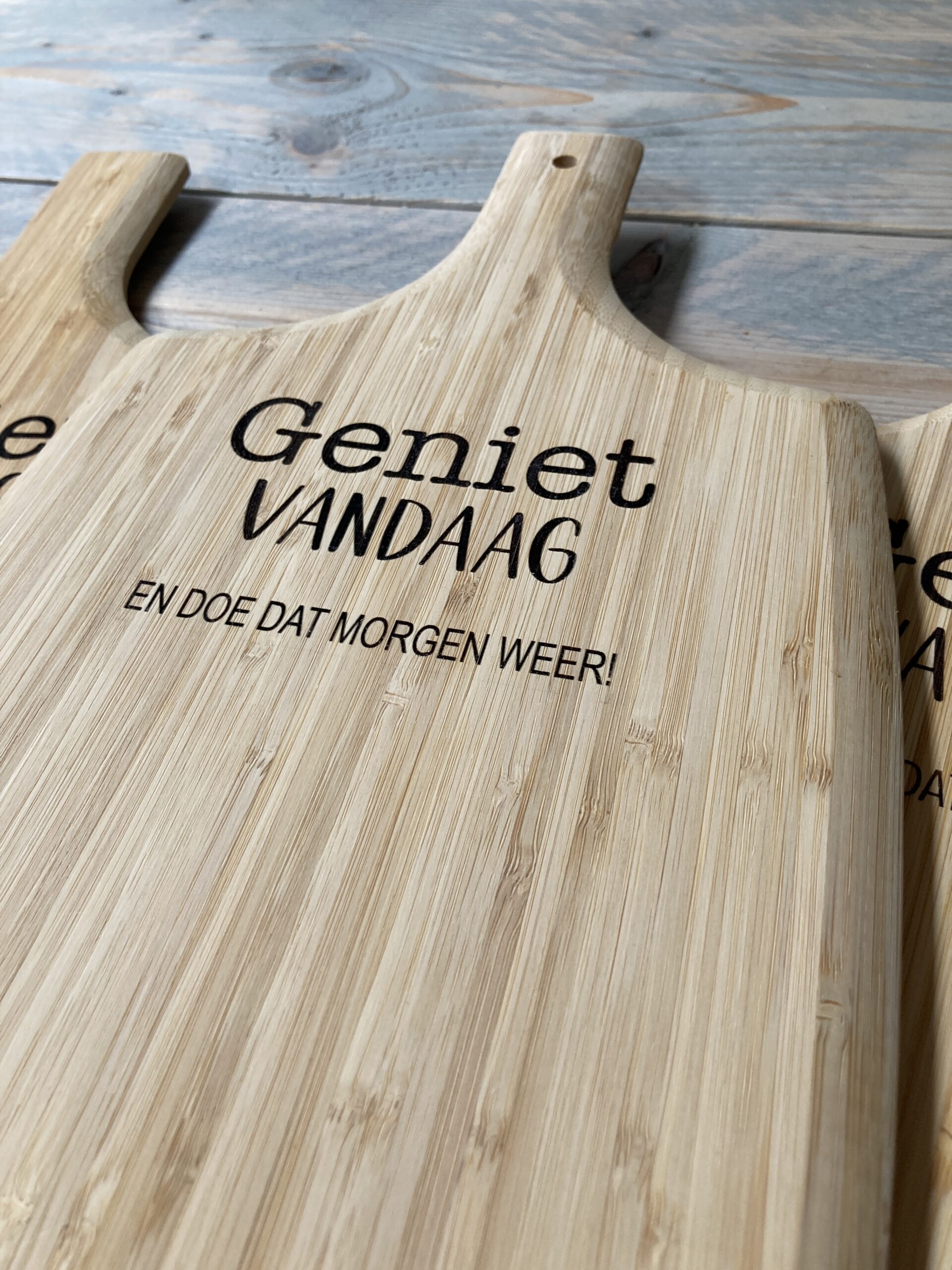 Gepersonaliseerde Borrelplank met Lasergravure - Afbeelding 3