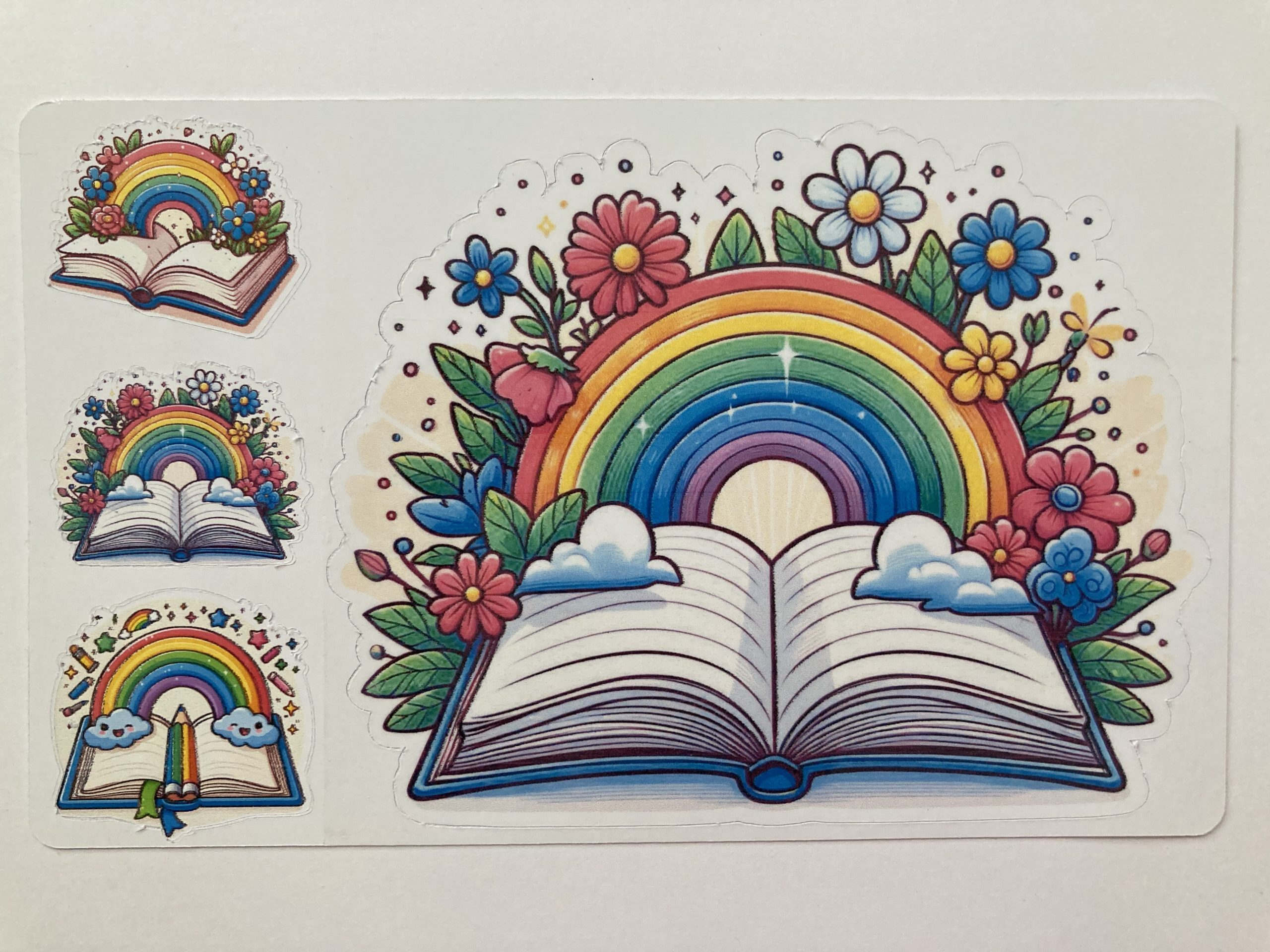 Stickervel met Regenbogen - Breng Kleur in je Leven