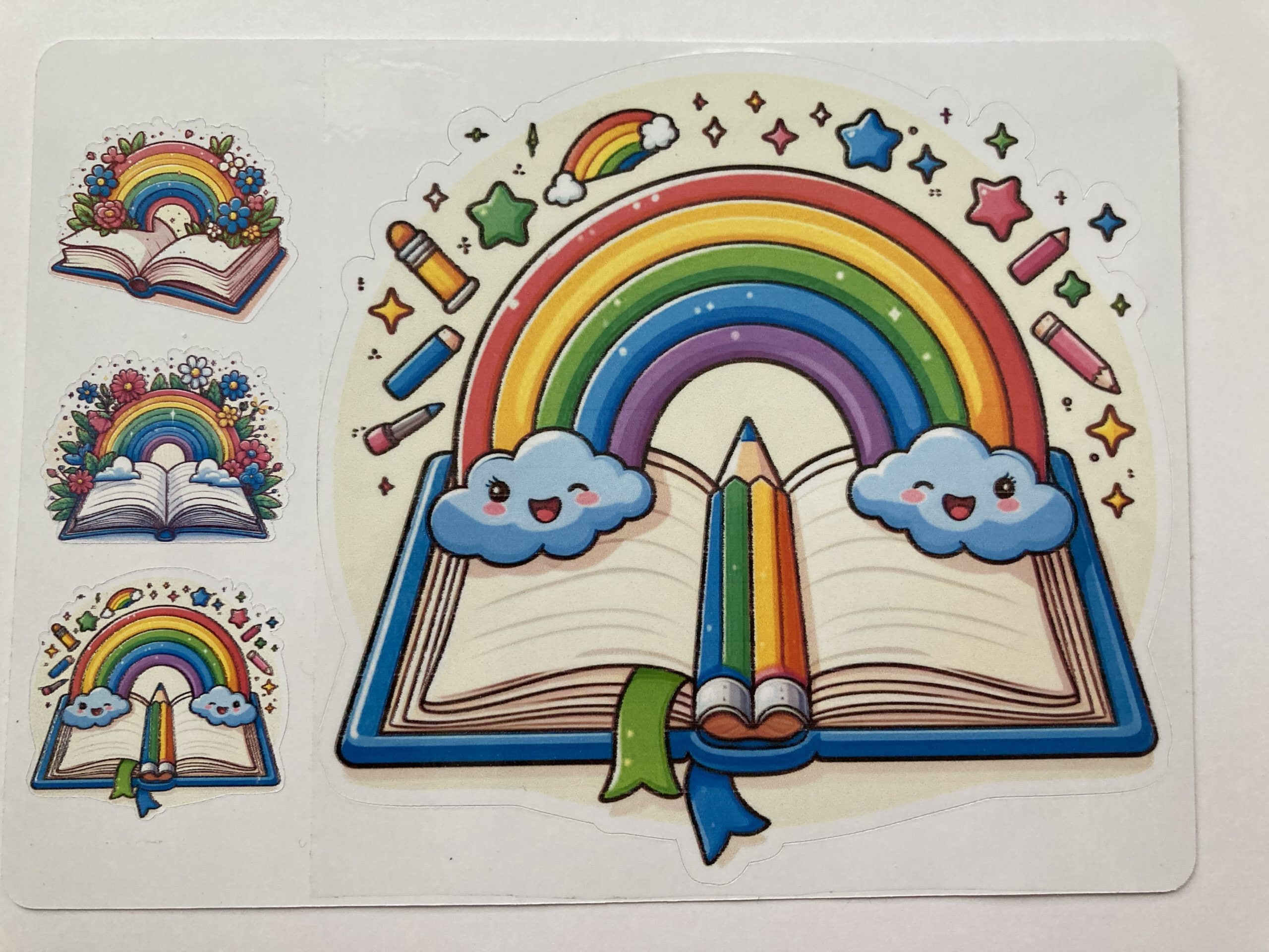Stickervel met Regenbogen - Breng Kleur in je Leven - Afbeelding 2